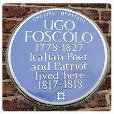 Placca commemorativa in onere di Ugo Foscolo