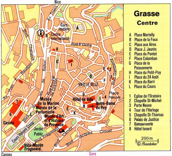 Mappa Grasse 